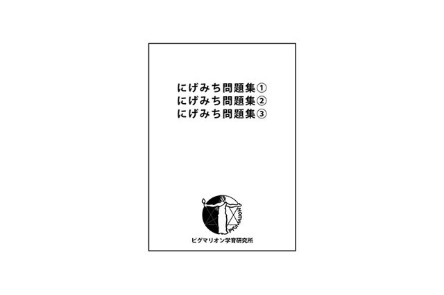 にげみち問題集1,2,3 3冊セット